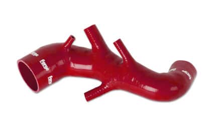 our development team set about the manufacture of a hose with re-inforced walls to remedy the problem. The replacement silicone hose was also aerodynamically improved internally to maximise power by removing the existing restrictions.&lt;/p&gt;