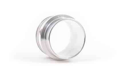 An Alloy Hose connector to convert standard hoses to push fit locking hoses. There are several different sizes available. These are ideally suited to VAG applications but will fit many manufacturers vehicles. Just measure your existing coupling. Type "A" 60mm outside diameter (o.d.) male bayonet coupling