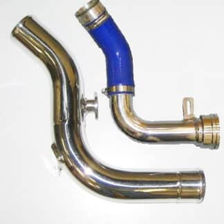 <p>These pipes replace the plastic pipework from the turbo to intercooler and the plastic pipe between the intercooler and throttle body.</p>