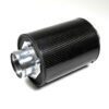 Carbon Air filter canister with 76mm O/D inlet/outlets.