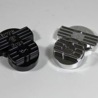 <p>These alloy oil & water cap covers are suitable for fitment to the Oil filler cap and the Header tank (water/coolant) cap on the Volkswagen Golf MK5 R32. They are available in either a polished alloy finish