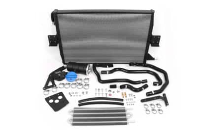 you will need to look at the current setup you have fitted from the factory : if you have one or two chargecooler radiators as standard