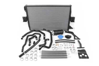 you will need to look at the current setup you have fitted from the factory : if you have one or two chargecooler radiators as standard