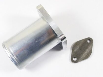 <p>This alloy replacement pipe has a CNC machined 10mm flange to ensure a perfect fit without distortion or leakage and along with the supplied steel blanking plate allows for the removal and replacement of the EGR valve on the Land Rover TD5 engine.<br />