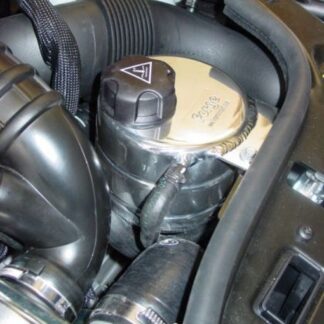 <p>An alloy header tank for the R58 Model Cooper S. This simply replaces old stock header tank