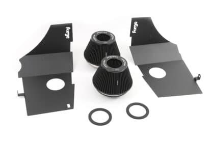 <p>The FMINDK33 is the new intake kit developed for the Kia Stinger GTS. Its open cone design allows for increased induction note which adds extra theatre to the driving experience of the 3.3L V6. With the use of the premium quality <a href="https://www.ramair-filters.co.uk/" target="_blank">Ram Air</a> filters and bespoke laser cut heat shrouds this kit not only sounds good