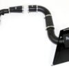 <p>The kit comprises full replacement intake piping made from fully mandrel bent aluminium which is powder coated black. We use only 70mm diameter tubing which will not cause any issues with the MAF sensor readings. The filter is a PiperCross high flow cone filter housed in&nbsp;its own enclosure situated&nbsp;at the front of the vehicle. Everything is connected via high quality silicone couplers and stainless steel hose clamps.</p>