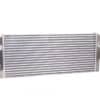 Uprated front mounting intercooler for the VW T5 bus or van variants. Although significantly larger than the original intercooler