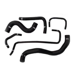 <p>A set of Silicone Coolant Hoses (6) for the Nissan GTR R35. These hoses replace the top radiator hose