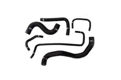 <p>A set of Silicone Coolant Hoses (6) for the Nissan GTR R35. These hoses replace the top radiator hose