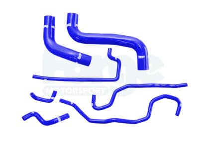 <p>A 7 piece set of silicone coolant hoses that are designed to withstand higher temperatures than the original hoses. The hoses are available in a choice of Blue