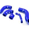 which replace all of the OEM rubber hoses in the boost system. The kit consists of the dump valve hose