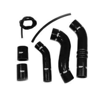 <p>A silicone boost hose kit for the Mitsubishi EVO 10. They don't just look good either as they out perform the original hoses