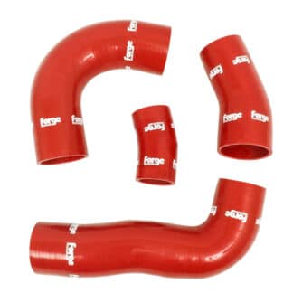 <p>This kit comprises of four silicone hoses . These hoses will withstand greater temperatures and pressures compared with the OEM hoses and they look fantastic.</p>