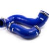 A set of Silicone Turbo Hoses for the Mini/Clubman/Countryman Cooper S 2007 onwards (N18 engine). The standard hoses can be restrictive and more so with earlier models that contained a noise generator. Installed on the cold side