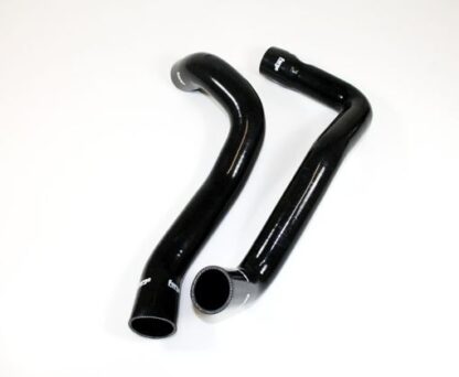 A set of two Silicone hoses for the PEUGEOT RCZ 200 THP. These hoses are able to withstand higher temperatures and pressures than the original hoses and look absolutely stunning.