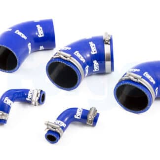 <p>This hose kit has been designed to allow the vehicle owner to modify or colour code the visible chargecooler hoses consisting of 2x Boost hoses (3 included in kit dependant on engine model)&nbsp;and 2x coolant hoses.&nbsp;The kit replaces the hoses shown below:</p>