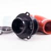 &lt;p&gt;This part will enhance the sound of the turbo spooling and&lt;strong&gt; improve response&lt;/strong&gt; due to its sleek single billet design that&lt;strong&gt; eliminates the restriction and turbulence caused by the OEM part.&lt;/strong&gt; Complete with flourolined hose and clamps.&nbsp;It has been designed with 3 points of contact to eliminate any possibility of resonation.&lt;/p&gt;