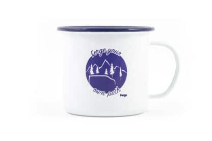 Be the envy of everyone around the campfire with this Forge Enamel Mug