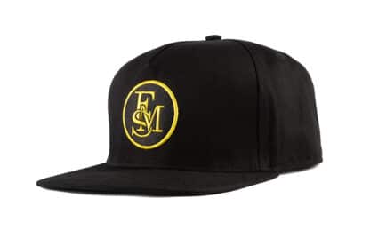 snap back hat with the FMS - Forge Motorsport Special logo on the front. The outline of our Race Mk1 Golf is stitched on the side as it was the inspiration for the design