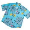 <p>It’s not every day you see a flower made from BOV's!  This vivid Forge blue Hawaiian shirt is a serious crowd pleaser