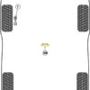 Powerflex Jack Pad Adaptor - Cayenne E3 9Y (2018 on) - PF3-1664