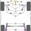 Powerflex Lower Engine Mount Large Bush 30mm Oval Bracket - Fusion (2002 - 2012) - PFF19-2001