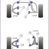 Powerflex Front Upper Arm Bushes - XK