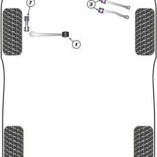 Powerflex Front Upper Control Arm Bushes - Camber Adjustable - A8 (2018 - ON) - PFF3-1203G
