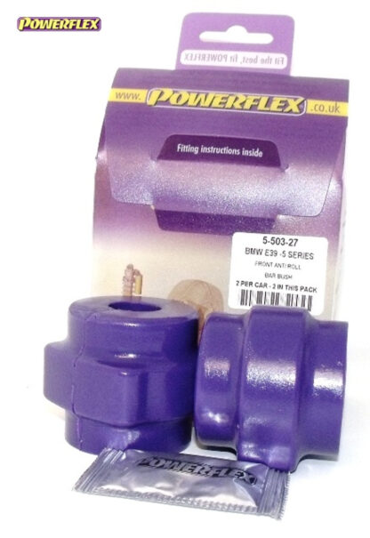 Powerflex Front Anti Roll Bar Mounting Bushes 27mm - E39 5 Series 540 Touring - PFF5-503-27