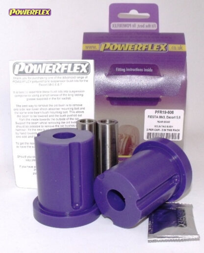 Powerflex Rear Beam Mounting Bushes - Fiesta Mk3 inc RS Turbo (1989-1996) - PFR19-606