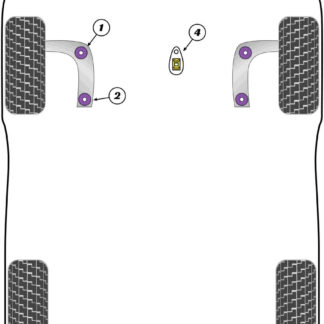 Powerflex Lower Engine Mount Insert - 301 (2012 - ON) - PFF12-204