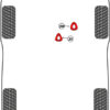 Powerflex Jack Pad Adaptor - GLA Class W156 (2012-2017) - PF40-160