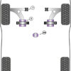 Powerflex Track Lower Torque Mount Insert  - Civic MK10 FK8 Type-R (2016 on) - PFF25-1120BLK
