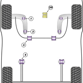 Powerflex Exhaust Mount - KA (1996-2008) - EXH036