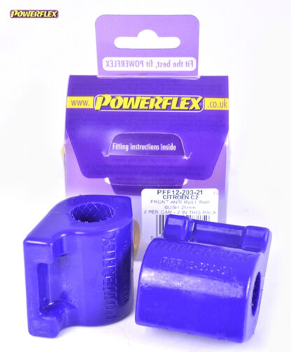 Powerflex Front Anti Roll Bar Bushes 21mm - C3 (2002-2010) - PFF12-203-21