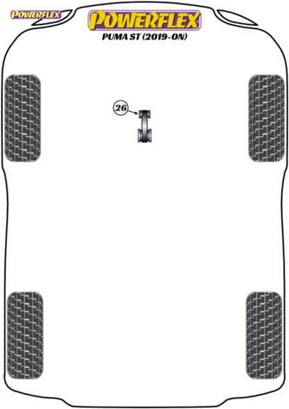 Powerflex Track Lower Torque Mount