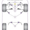 Powerflex Front Upper Arm To Chassis Bushes - S6 Avant Quattro (1998 - 2005) - PFF3-203