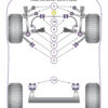 Powerflex Front Upper Arm To Chassis Bushes Camber Adjustable - S6 Quattro (1998 - 2005) - PFF3-203G
