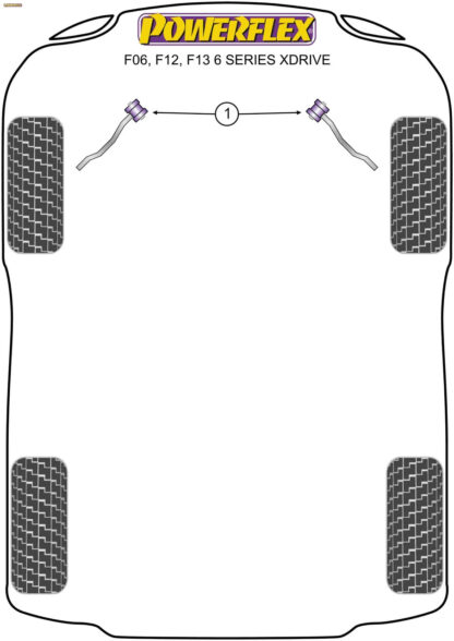 Powerflex Track Front Radius Arm to Chassis Bushes  - F10