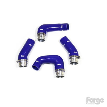 <p>A set of four reinforced silicone turbo hoses for the Porsche 997 3.6 Turbo (2006-2009) which includes our CNC machined "push fit" couplings to ensure ease of installation and longevity. These hoses will withstand greater temperatures and pressures than the OEM hoses and look absolutely fantastic.</p>