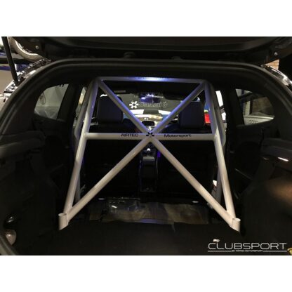 which means these cages still offer an increase in strength and rigidity to the chassis in a simple and effective manner.The cage itself mounts using the original M10-sized rear seat belt mounts at the back whilst the front half reaches down to the M10-sized front seat belt mounts in the lower sills. As a result
