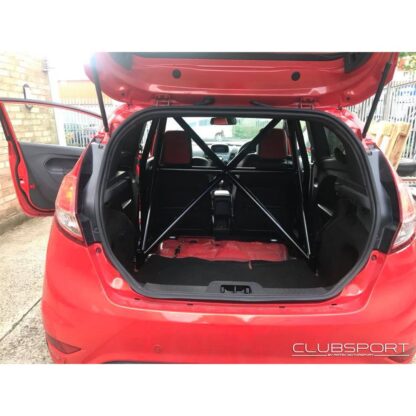 please contact us for a shipping quote before ordering.AutoSpecialists have designed a bolt in roll cage for the Ford Fiesta Mk7 3-door that requires NO drilling or cutting and no need for any additional mounting brackets to be welded in.Although designed primarily for use as a show cage/harness bar