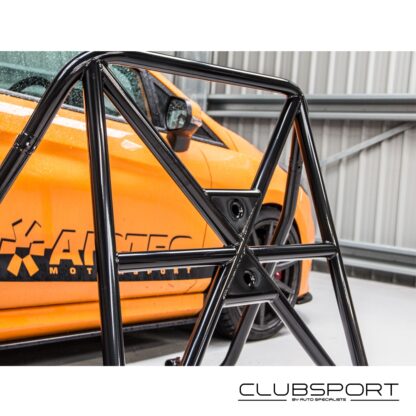 please contact us for a shipping quote before ordering.Clubsport by AutoSpecialists have designed and released a bol- in rear cage for the Ford Fiesta Mk8 three-door – NO drilling or cutting required.The cage mounts using the original seat belt mounting points on the lower sill at the front and the rear seat belt buckle points at the rear.Constructed from FIA spec E355+N cold drawn seamless steel