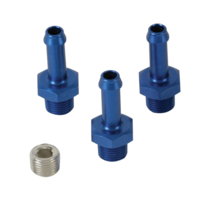Fitting Kit - Suit FRP800 (Silver) Allows the use of Fuel Hose with the Turbosmart FPR800 Fuel Pressure Regulator.
