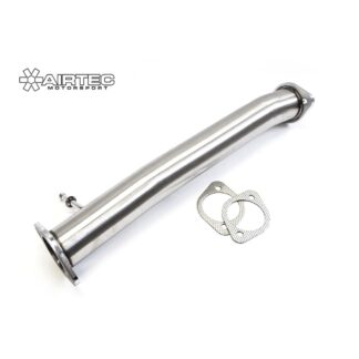 <p>By removing the original restrictive catalytic converter located within the factory OEM downpipe