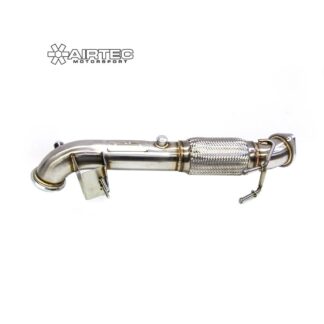 <p>By removing the original restrictive catalytic converter located within the factory OEM downpipe