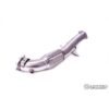 The AIRTEC Motorsport 3.5" downpipe reduces down to a 3" flange to fit the stock cat / aftermarket de-cat or sports cat.Can be easily cut and modified to fit a larger flange.Made to a high quality standard and all tubing is finished in brushed stainless steel.Designed and finished in the UK*This is a universal fitting product proven to give significant power gains as well as increased pops and bangs due to an improved flow of exhaust gases.*We recommend this to be used with Stage 2 (ECU Software) but can be used with a standard car.Supplied with all relevant gaskets and fixings.Comes with downpipe locking bolts.Manufactured from T304 grade stainless steel tube.Formed using the finest mandrel bending machines.Please note: De-cats are sold for motorsport and off road use only and will not pass a UK MOT test or police road side checks.AIRTEC part number: ATEXHFO9