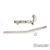 increased power output and a more aggressive exhaust note.Made to a high quality standard and all tubing is finished in brushed stainless steel.Designed and finished in the UK.We recommend this to be used with Stage 2 (ECU Software) but can be used with a standard car.Supplied with all relevant gaskets and fixings.Manufactured from T304 grade stainless steel tube.Formed using the finest mandrel bending machines.Finished with the AIRTEC plaque and shield for that approval of quality!Comes with both