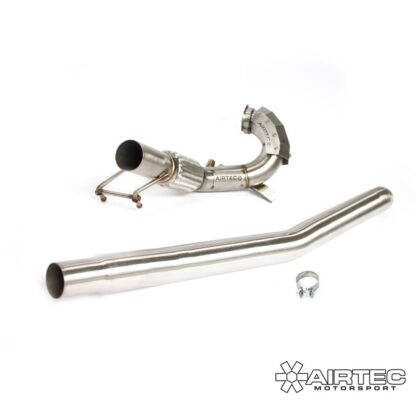 decat downpipe and centre sectionPlease note: De-cats are sold for motorsport and off road use only and will not pass a UK MOT test or police road side checks. AIRTEC part no: ATEXHVAG1